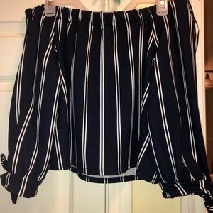 Off Shoulder Crop Top